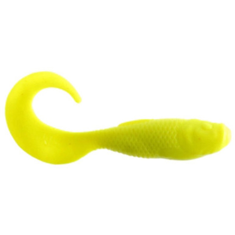 Berkley GAFHPMG3 Gulp Alive 3'' Minnow Grub Chartreuse