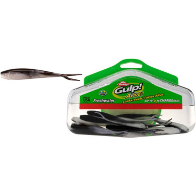 Berkley GAFHPMI3 Gulp Alive 3'' Minnow Black Shad