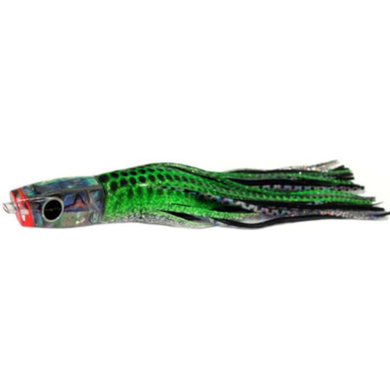 Black Bart Lures Light Tackle Lures Costa Rican Plunger Green Dot/Black Dot GRD/BKD