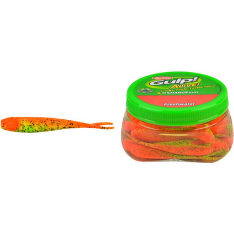 Berkley GAPMI4 12oz Gulp Alive 4'' Minnow Fire Tiger
