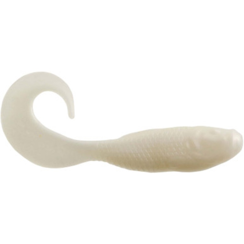 Berkley Gulp! Alive 4in Swimming Mullet - 1/2 Pint - Pearl White