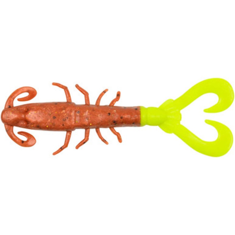 Berkley Gulp! Saltwater Mantis Shrimp - 3in - New Penny/Chartreuse