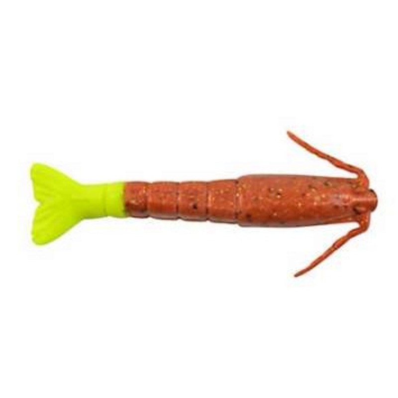 Berkley Gulp! Saltwater Shrimp - 3in - New Penny/Chartreuse