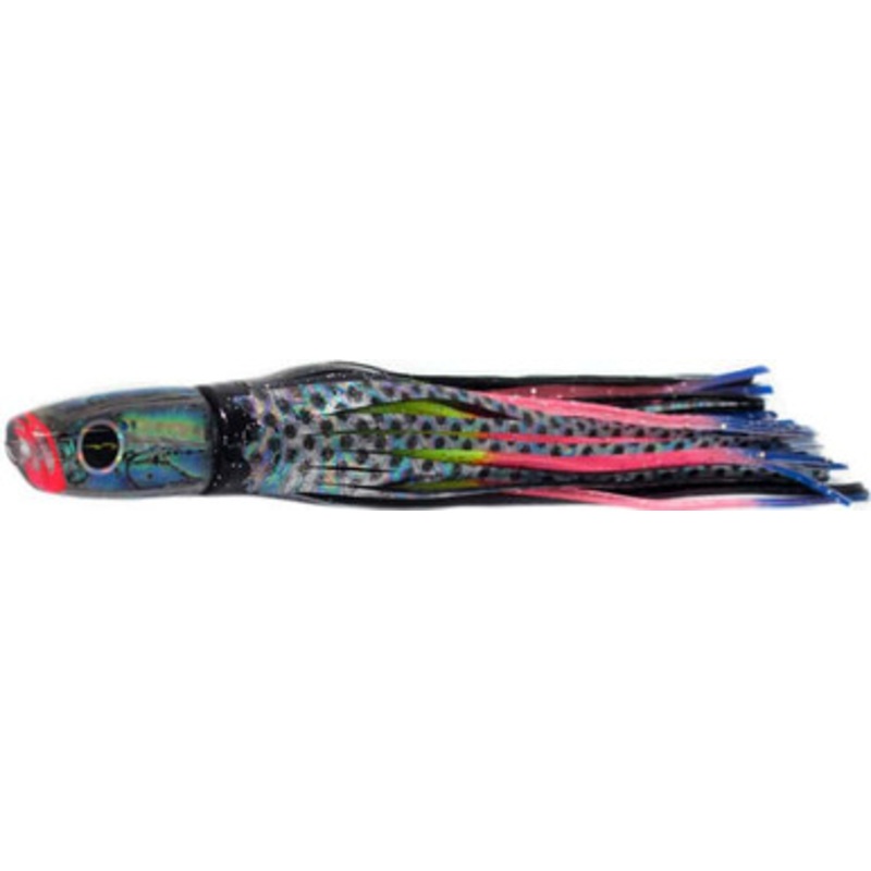 Black Bart Lures Light Tackle Lures Costa Rican Plunger Black Dot/Rainbow BKD/RA