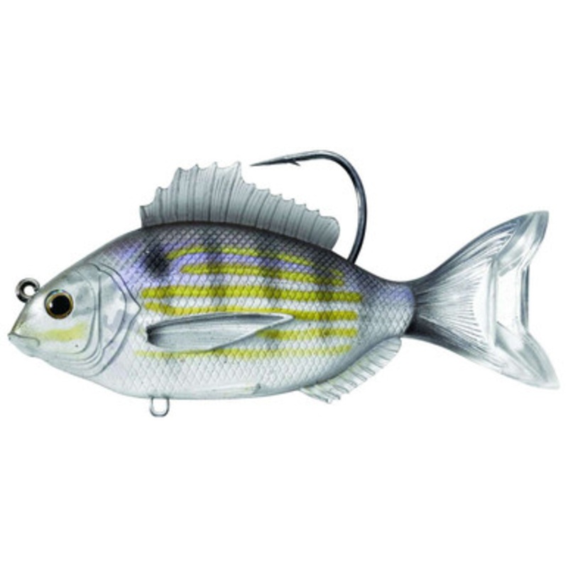LIVETARGET PFS105MS718 Pinfish Swimbait Lure - 4 in.