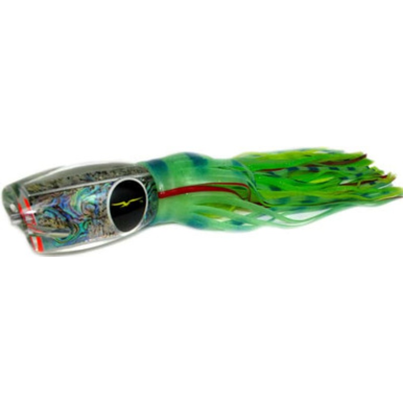 Black Bart Heavy Tackle Lures Blue Breakfast Glow/Green Chartreuse Dot GLO/GCD