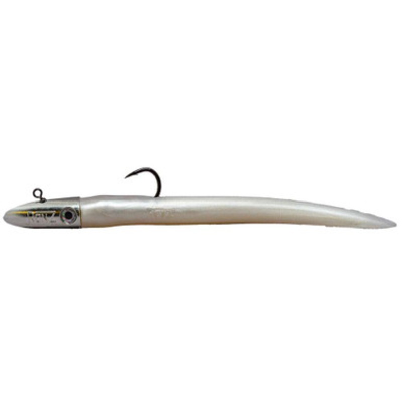 RonZ Big Game HD 5.0 Rigged Soft Bait - 10in - 5oz - White Pearl