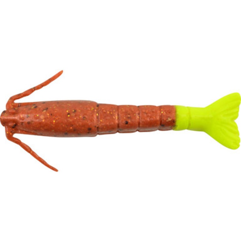 Berkley GAPSHR3 11oz Gulp Alive 3'' Shrimp New Penny/Chartreuse