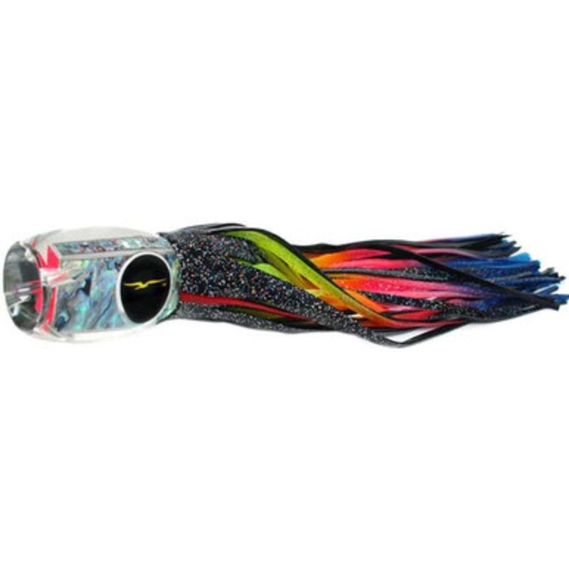Black Bart Heavy Tackle Lures Puerto Rico Prowler Black Dot/Rainbow BKD/RA
