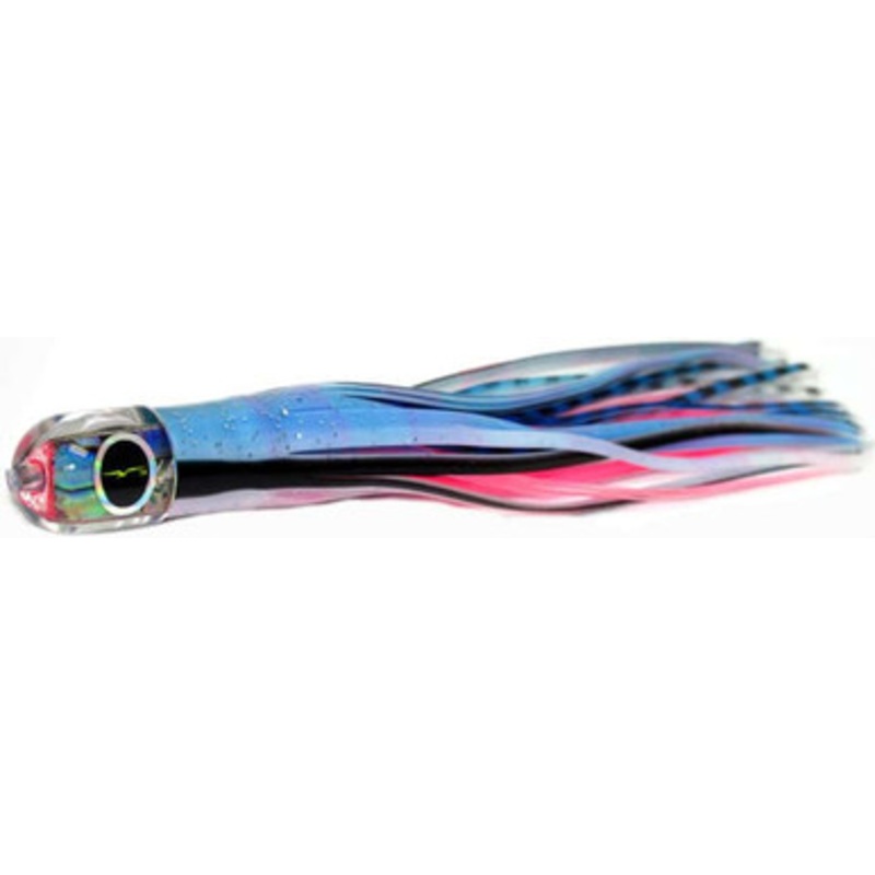 Black Bart Ika Micro Bait Gray Bob/Blue Pink Tiger