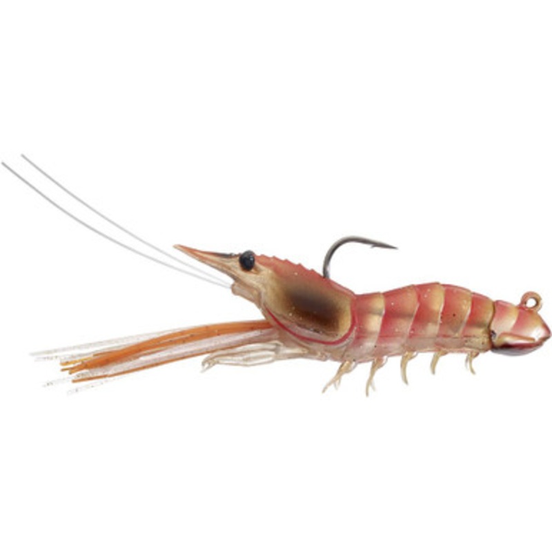 LIVETARGET Fleeing Shrimp - 2-3/4in - Pink