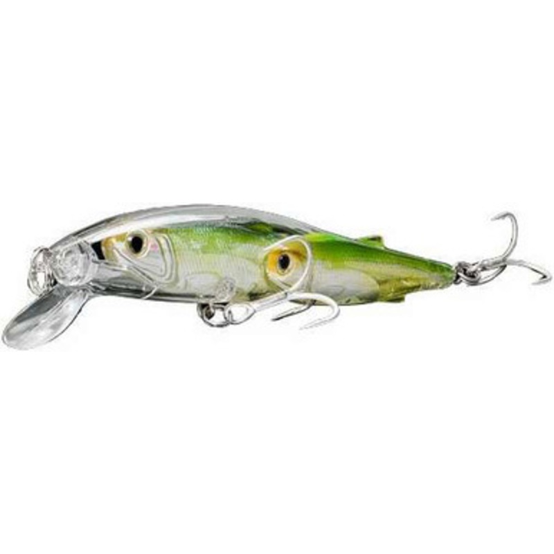LIVETARGET Lures GBB110S Saltwater Glass Minnow Baitball Jerkbait 953 Ghost/Blue/Green