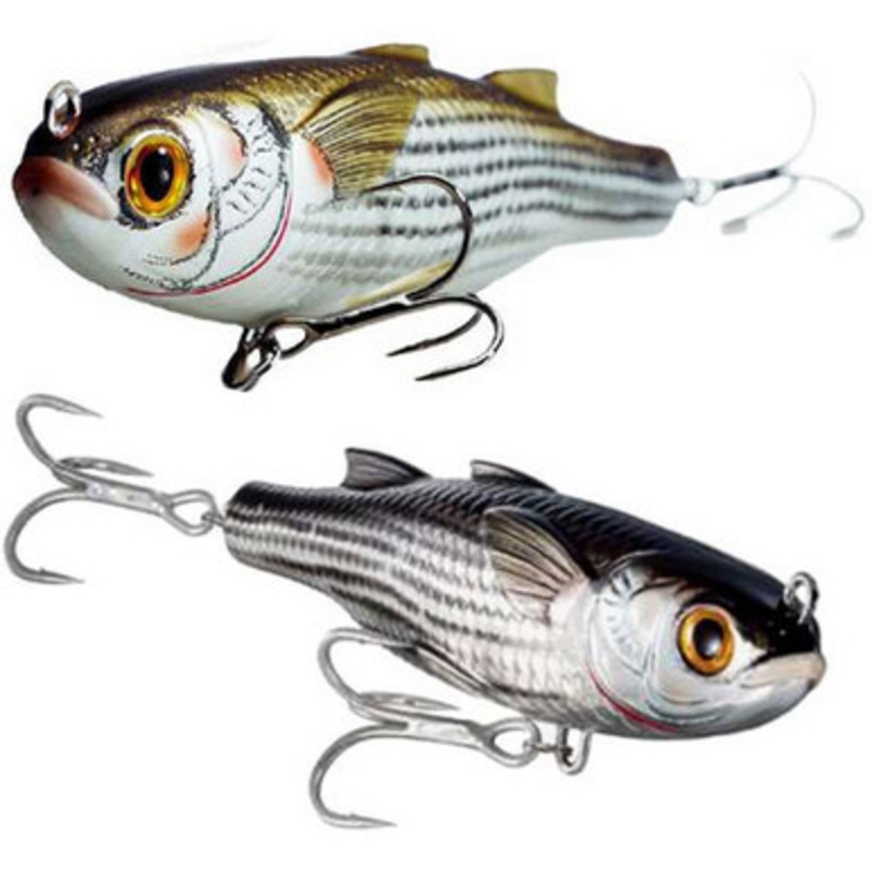 LIVETARGET MUT90FT Mullet Twitchbait Lure 901 Natural/Matte