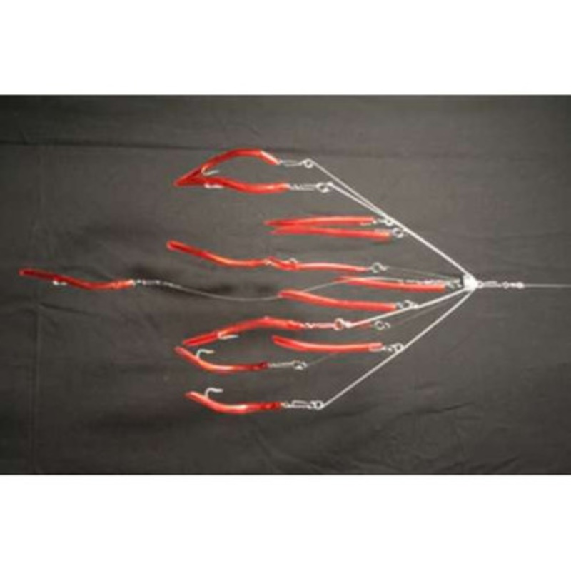 9er's 364-10 22'' Tube and Worm All Tube Lure - 3646RR Red