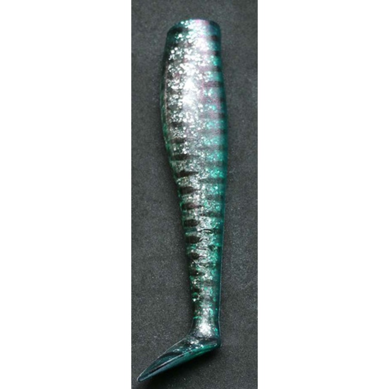 Al Gag's Whip-It Fish Lures Replacement Tails 6in Green Mackerel