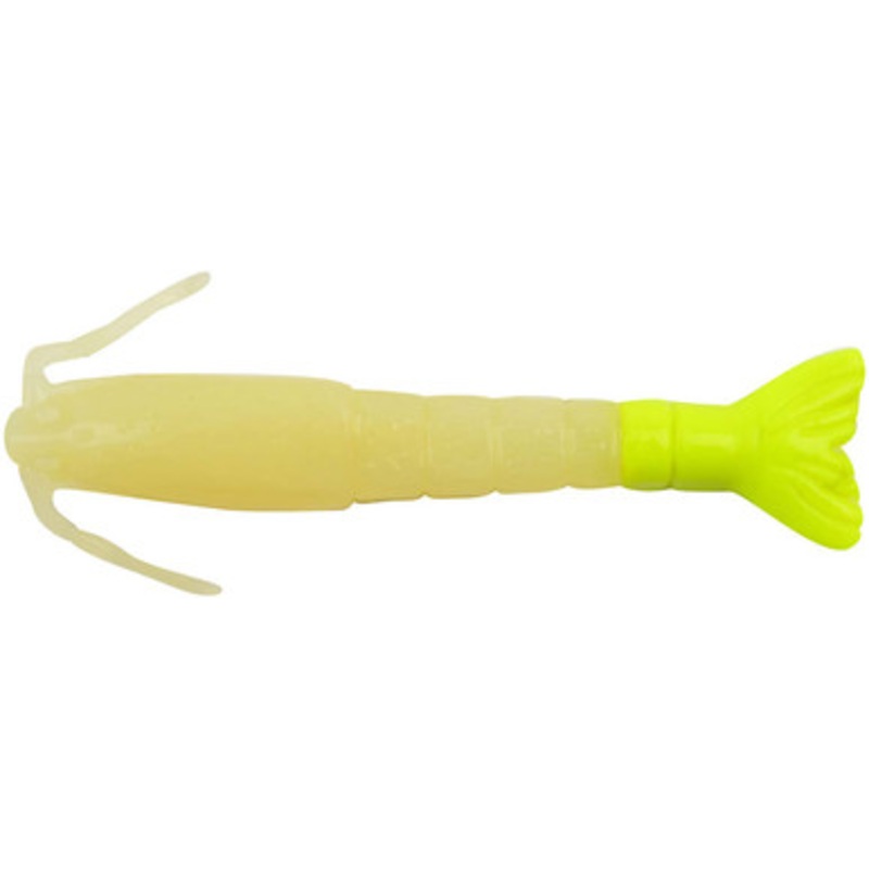 Berkley GAPSHR3 11oz Gulp Alive 3'' Shrimp Glow Chartreuse