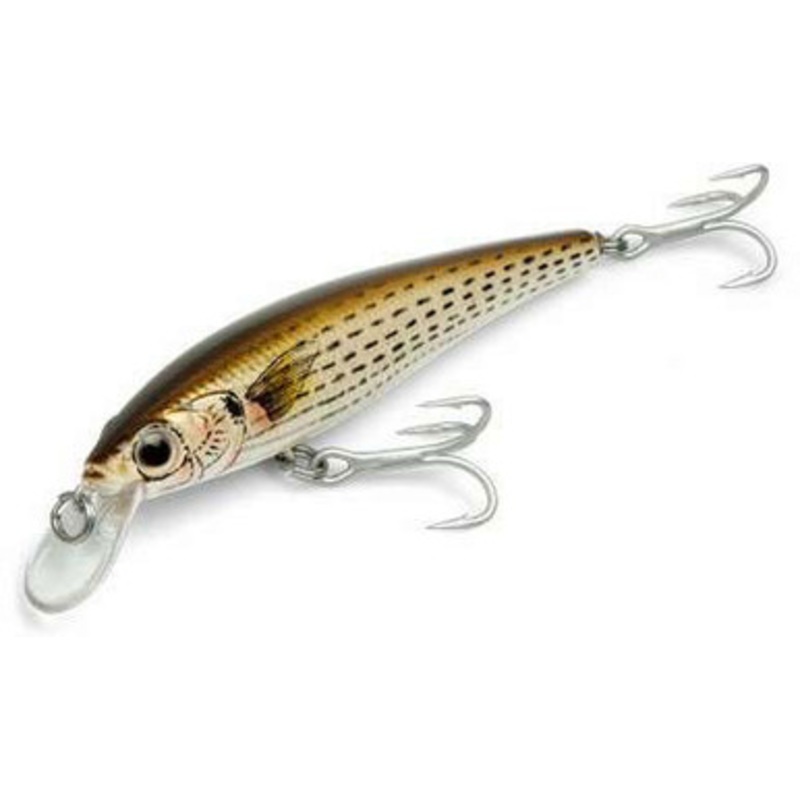 Baker JLD4S Suspending Saltwater Jerk Bait Lure Bronze Crackle Chrome