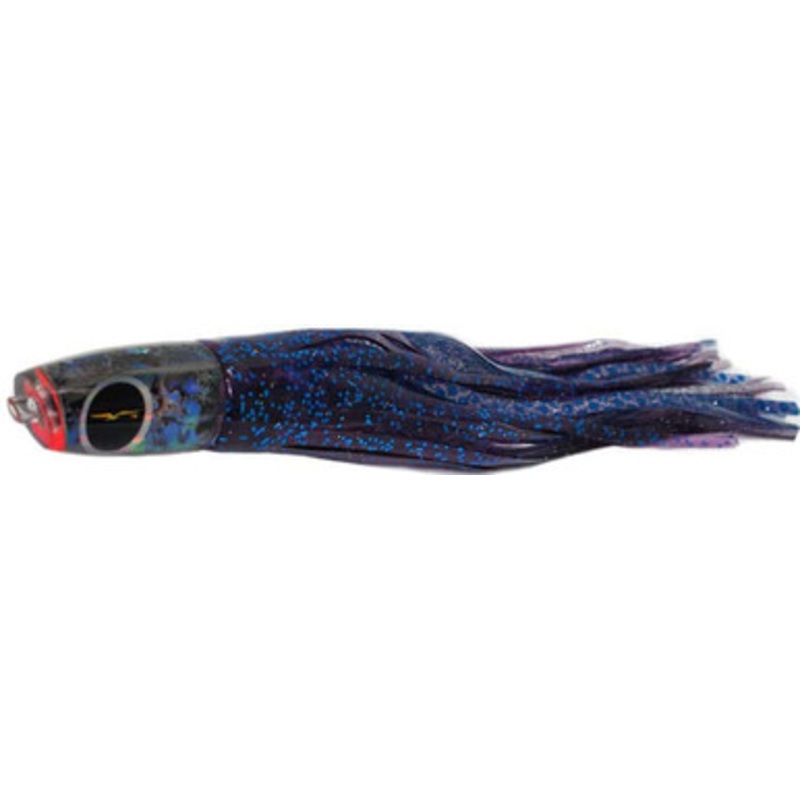 Black Bart Lures PUF-PBD Purple Blue Fleck/Purple Blue Dot Eleuthera Plunger Medium Tackle Skirted Lure