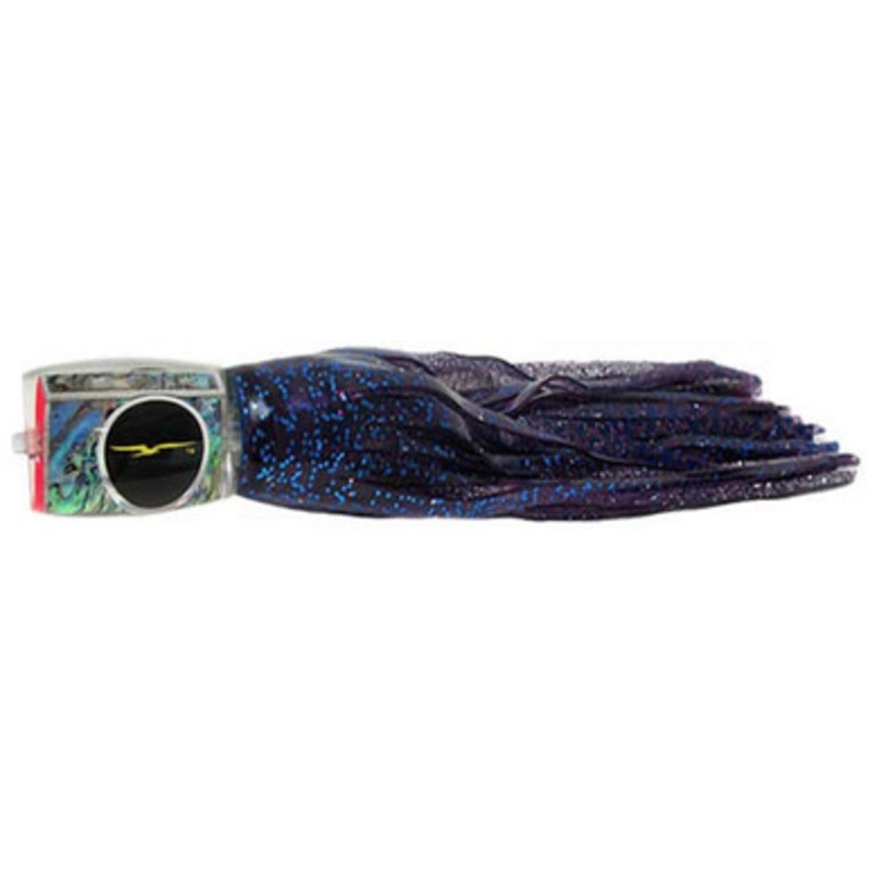Black Bart Lures PUF-PBD Purple Blue Fleck/Purple Blue Dot Marlin Candy Medium/Heavy Tackle Skirted Lure