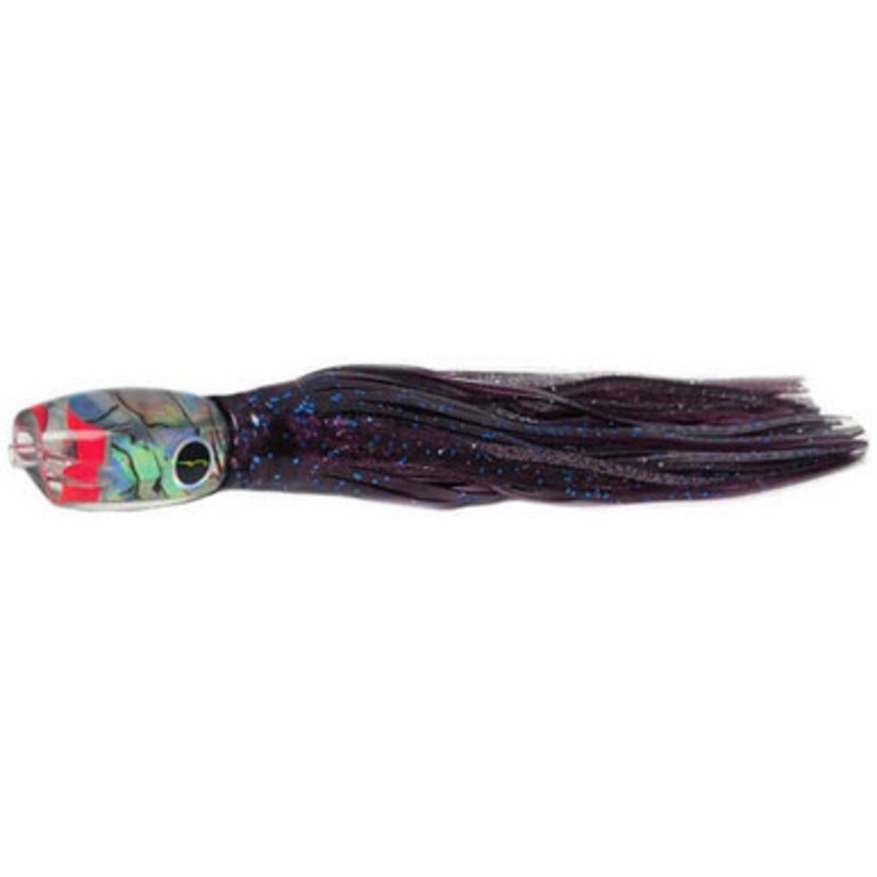 Black Bart Lures PUF-PBD Purple Blue Fleck/Purple Blue Dot Pelagic Breakfast Light Tackle Skirted Lure