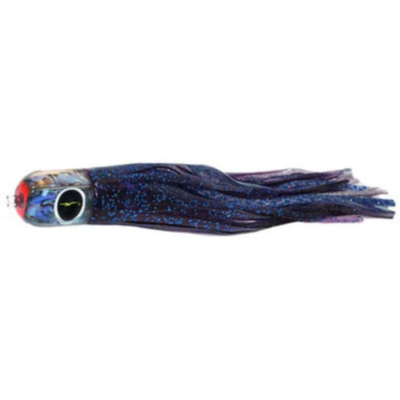 Black Bart Lures PUF-PBD Purple Blue Fleck/Purple Blue Dot Punisher Medium/Heavy Tackle Skirted Lure