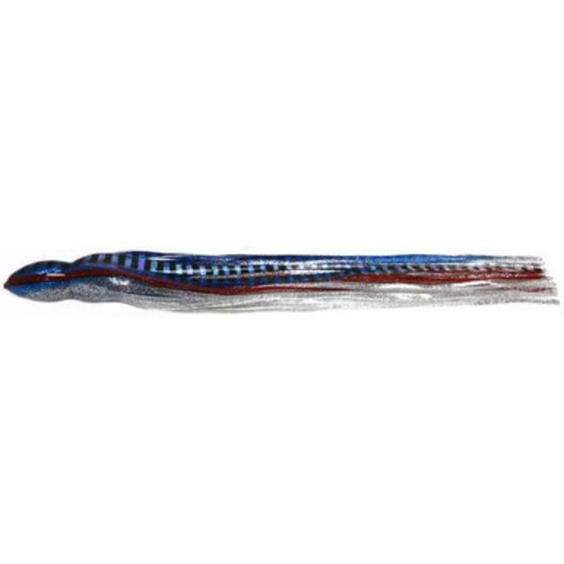 Black Bart S6 15in Lure Replacement Skirts Blue Foil Hologram (BL)