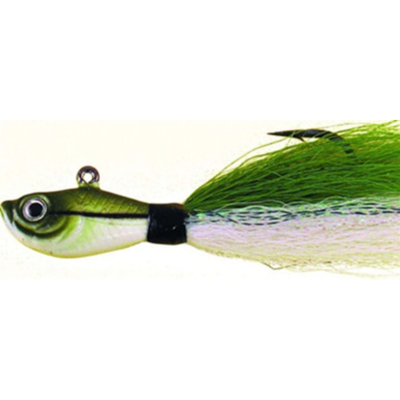 SPRO Prime Bucktail Jig - 6oz - Sand Eel Green