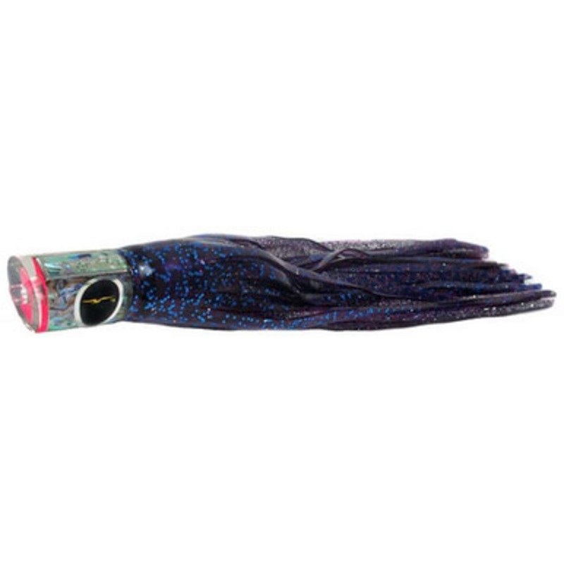 Black Bart Lures PUF-PBD Purple Blue Fleck/Purple Blue Dot Bad Guy Medium Tackle Skirted Lure