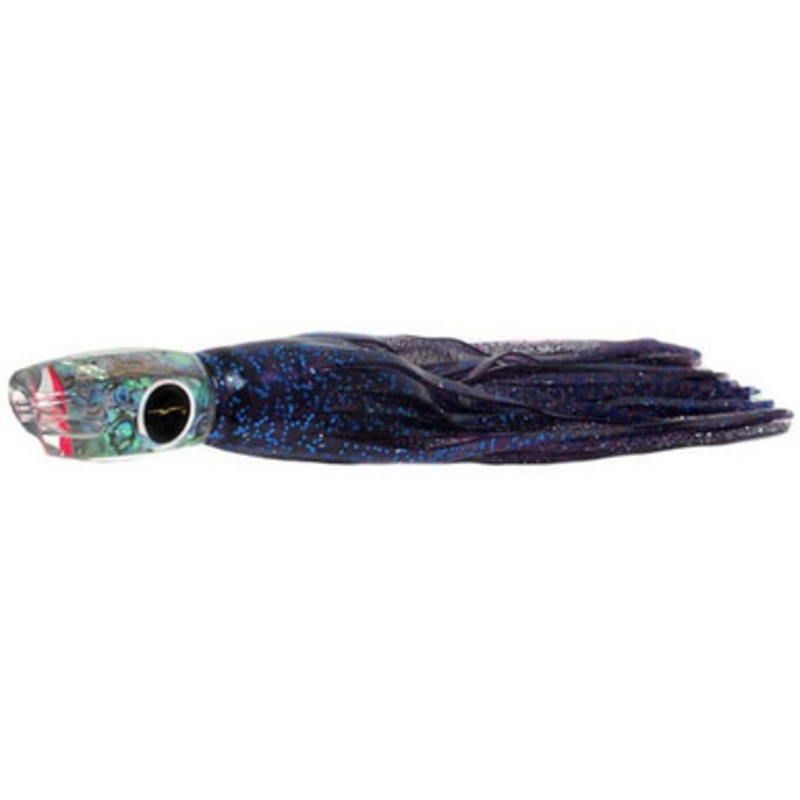 Black Bart Lures PUF-PBD Purple Blue Fleck/Purple Blue Dot Hot Breakfast Medium/Heavy Tackle Skirted Lure