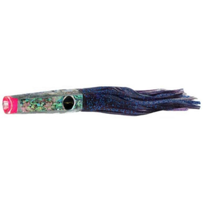 Black Bart Lures PUF-PBD Purple Blue Fleck/Purple Blue Dot San Sal Candy Medium Tackle Skirted Lure