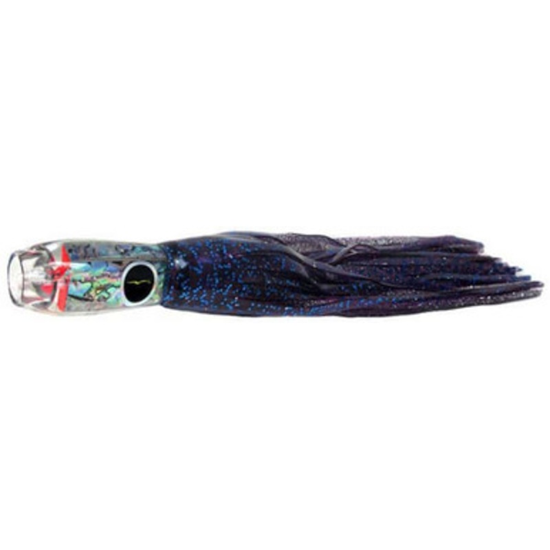 Black Bart Lures PUF-PBD Purple Blue Fleck/Purple Blue Dot Super ProJet Medium/Heavy Tackle Skirted Lure