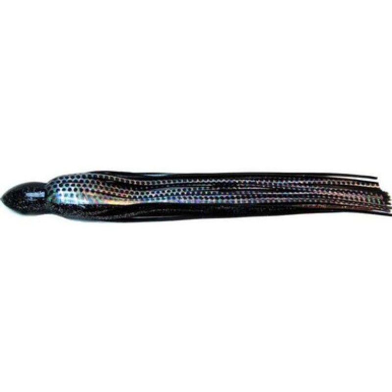 Black Bart S6 15in Lure Replacement Skirts - Black Dot (BKD)