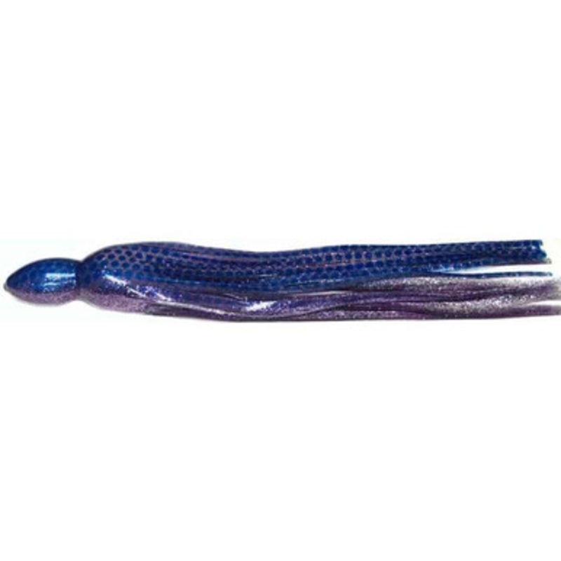 Black Bart S6 15in Lure Replacement Skirts Purple Blue Dot (PBD)