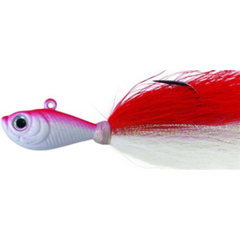 SPRO Prime Bucktail Jig - 3oz - Red/White