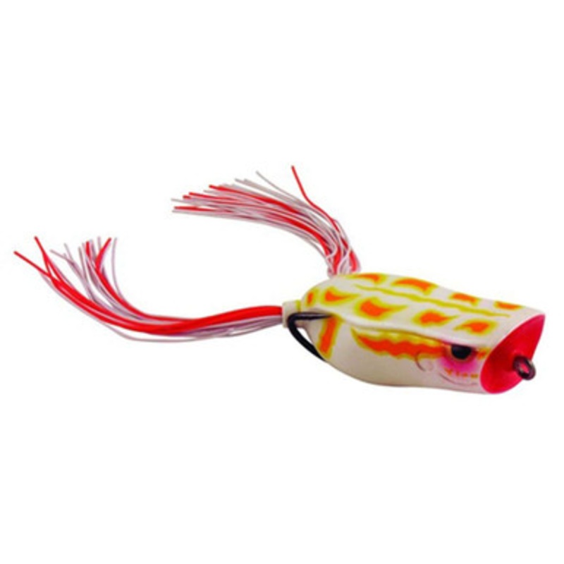 SPRO SBEPP60TRPW Bronzeye Popper Frogs Tropical White
