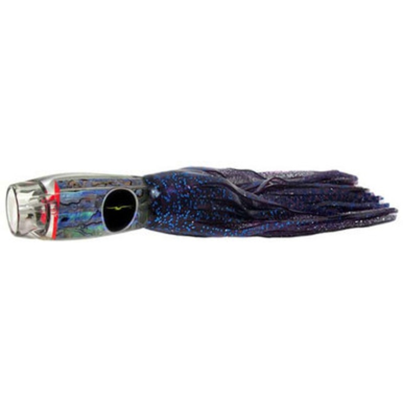 Black Bart Lures PUF-PBD Purple Blue Fleck/Purple Blue Dot Ascension ProJet Heavy Tackle Skirted Lure