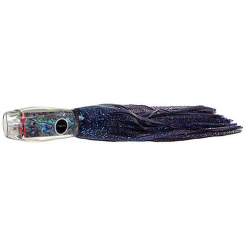 Black Bart Lures PUF-PBD Purple Blue Fleck/Purple Blue Dot Kona Projet Medium/Heavy Tackle Skirted Lure