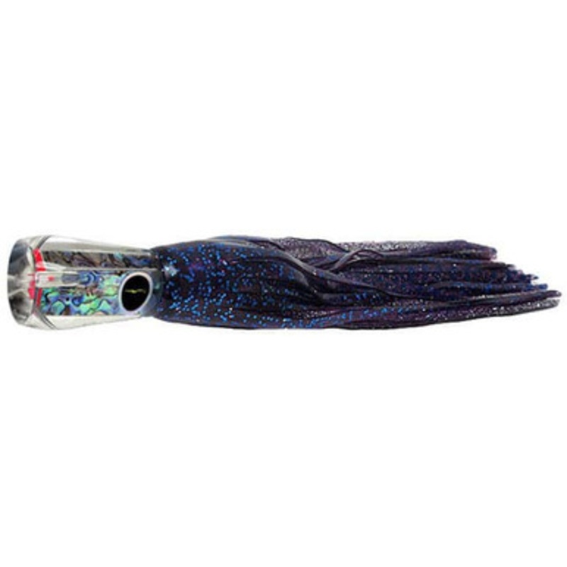 Black Bart Lures PUF-PBD Purple Blue Fleck/Purple Blue Dot Oz Prowler Medium/Heavy Tackle Skirted Lure