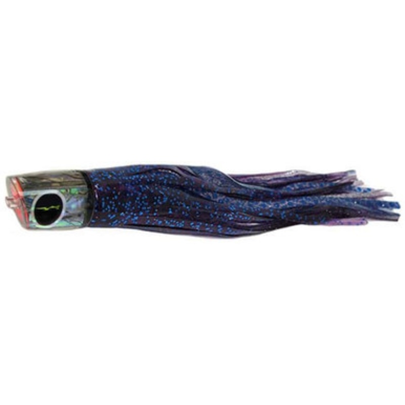 Black Bart Lures PUF-PBD Purple Blue Fleck/Purple Blue Dot RPP Medium/Heavy Tackle Skirted Lure