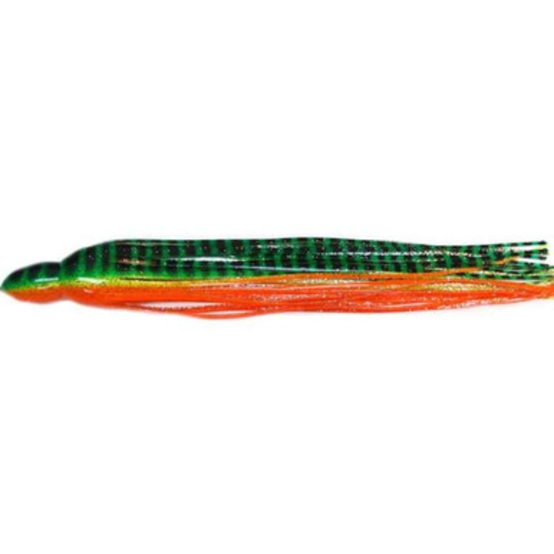 Black Bart S7 17in Lure Replacement Skirts Green Orange Tiger (GOT)