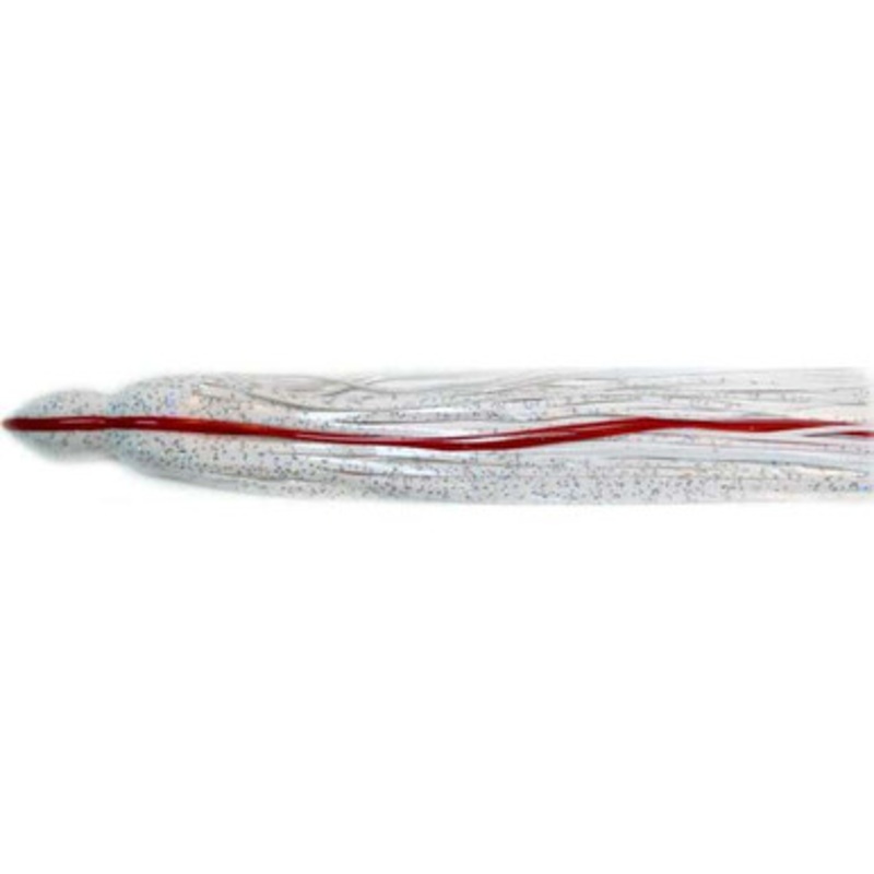Black Bart S7 17in Lure Replacement Skirts White (WH)