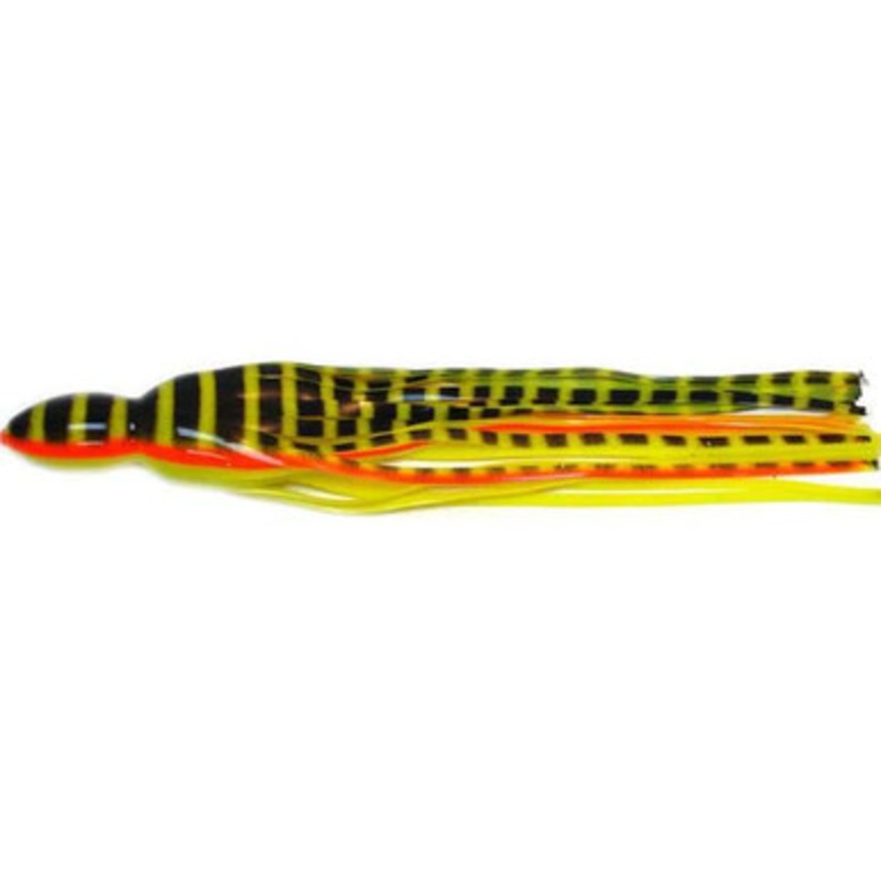 Black Bart S7 17in Lure Replacement Skirts Yellow Black Tiger (YBT)