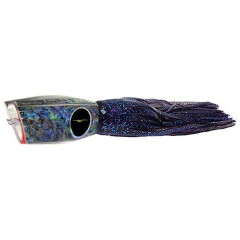 Black Bart Lures PUF-PBD Purple Blue Fleck/Purple Blue Dot Brazilliano Heavy Tackle Skirted Lure