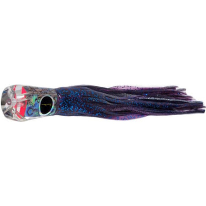 Black Bart Lures PUF-PBD Purple Blue Fleck/Purple Blue Dot Cairns Prowler Medium Tackle Skirted Lure