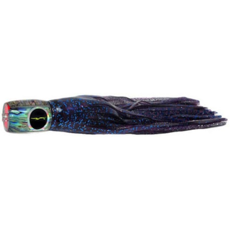 Black Bart Lures PUF-PBD Purple Blue Fleck/Purple Blue Dot Mahi Candy Medium Tackle Skirted Lure