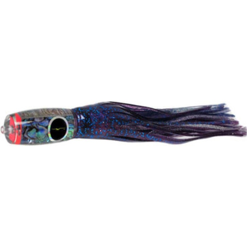 Black Bart Lures PUF-PBD Purple Blue Fleck/Purple Blue Dot Mini 1656 Flat Medium Tackle Skirted Lure