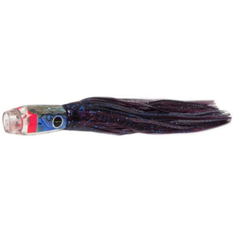 Black Bart Lures PUF-PBD Purple Blue Fleck/Purple Blue Dot Pro Jet Light Tackle Skirted Lure