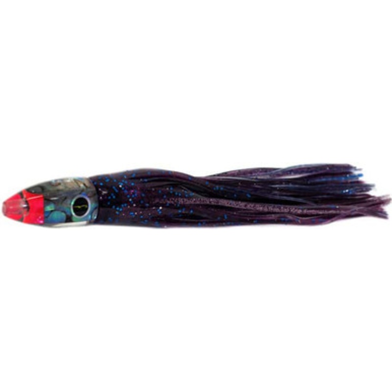 Black Bart Lures PUF-PBD Purple Blue Fleck/Purple Blue Dot Tuna XXX Light Tackle Skirted Lure