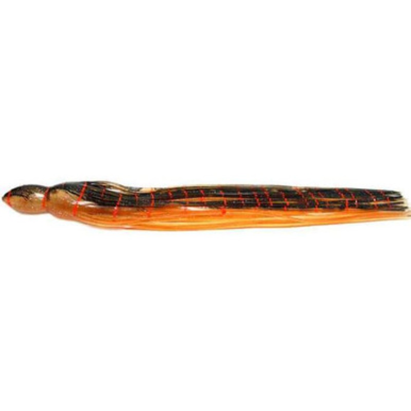 Black Bart S6 15in Lure Replacement Skirts Brown-Gold Orange (BGO)