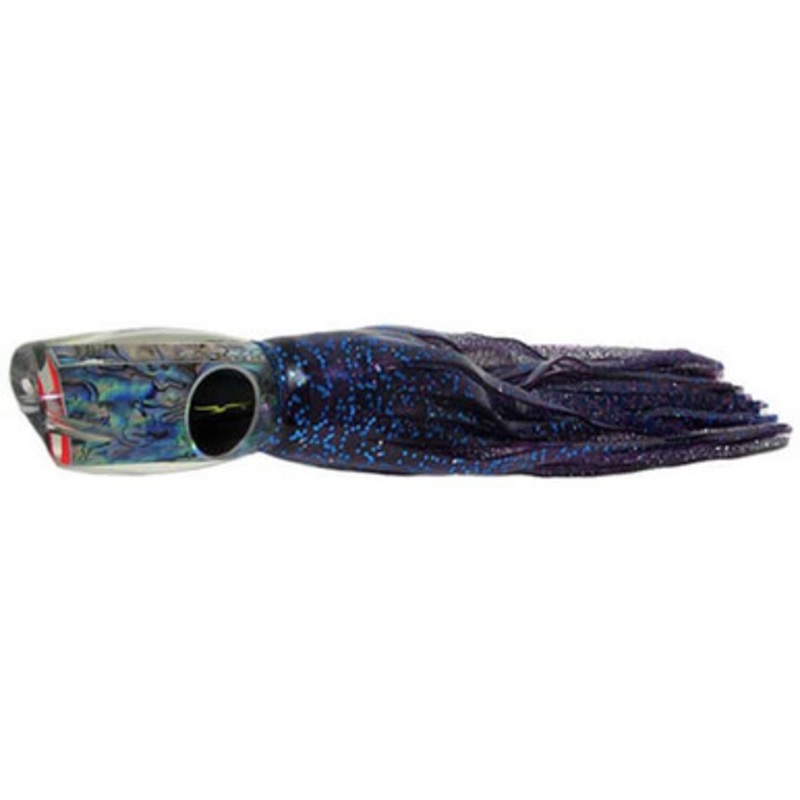 Black Bart Lures PUF-PBD Purple Blue Fleck/Purple Blue Dot Blue Breakfast Heavy Tackle Skirted Lure